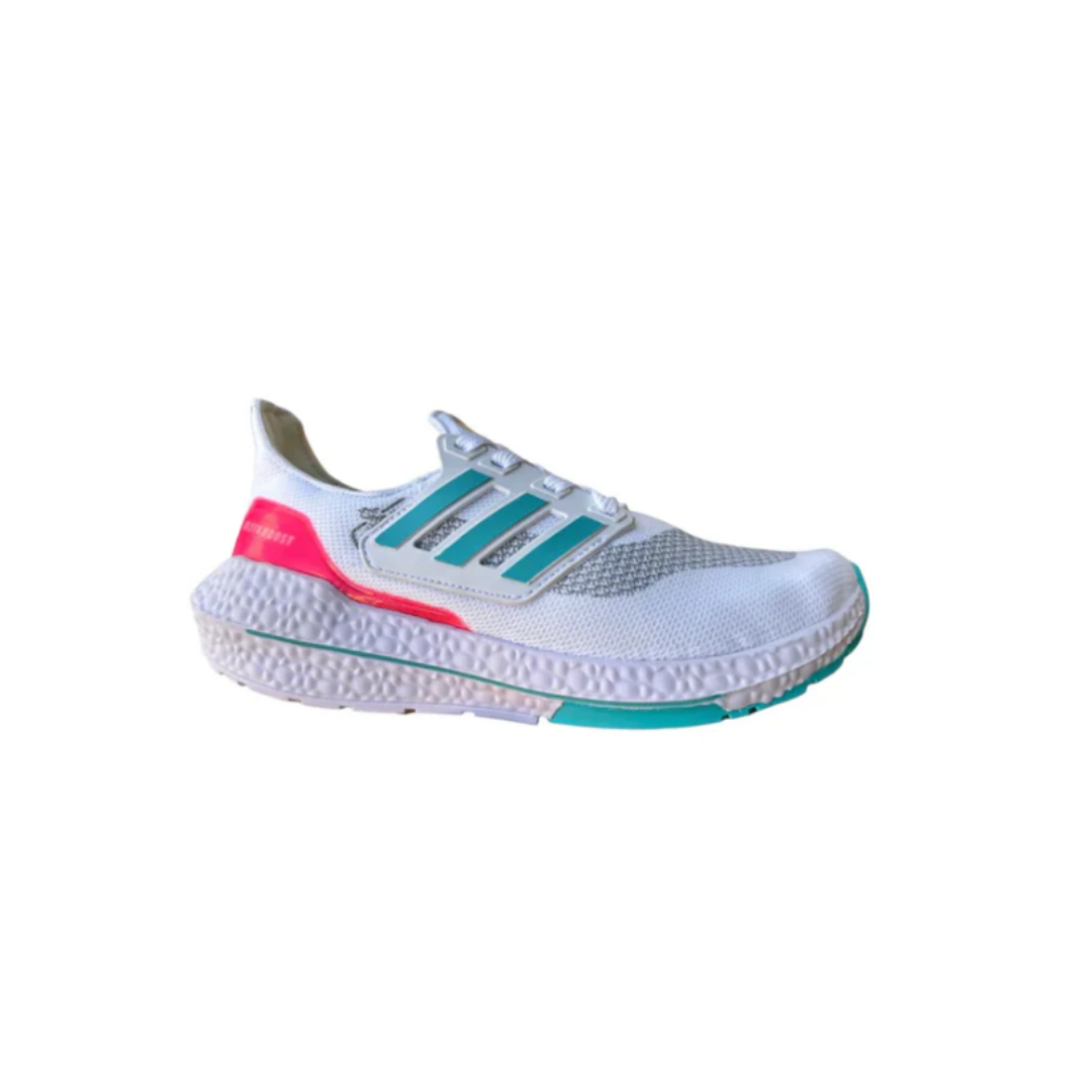 Tênis Adidas Ultraboost 21 Branco/Verde-água⭐